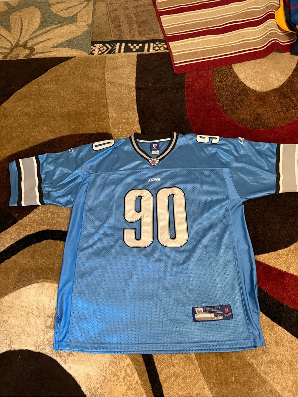 NFL Detroit Lions football jersey high end size 54